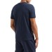 EA7 EMPORIO ARMANI T-SHIRT IN COTONE A MANICA CORTA BLUE