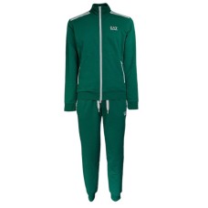 EA7 EMPORIO ARMANI TUTA COMPLETA IN COTONE GREEN