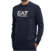 EA7 EMPORIO ARMANI TUTA COMPLETA IN MISTO COTONE BLUE CON LOGO LETTERING	