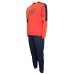 EA7 EMPORIO ARMANI TUTA COMPLETA IN MISTO COTONE ORANGE CON LOGO LETTERING	