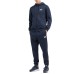 EA7 EMPORIO ARMANI TUTA COMPLETA IN MISTO COTONE BLUE