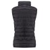 EA7 EMPORIO ARMANI GILET BLACK CON LOGO LETTERING ROSAGOLD 