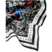 Philip plein sciarpa multicolor con stampa all over