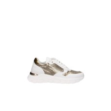 Borbonese Sneakers Bianca in Nylon OP riciclato e pelle 