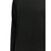 EMPORIO ARMANI MAGLIA A MANICA LUNGA IN COTONE BLACK CON MAXI LOGO EAGLE TONO SU TONO 