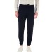 EMPORIO ARMANI PANTALONE JOGGER BLU NAVY IN JERSEY MISTO LANA VERGINE