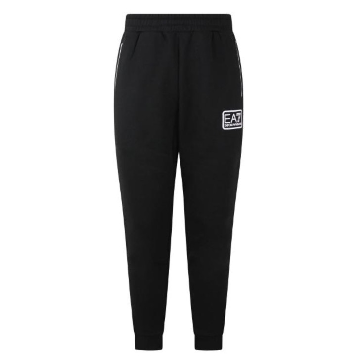 EA7 Emporio Armani pantalone nero da Uomo con logo 