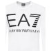 EA7 Emporio Armani T-shirt Bianca a manica lunga da Uomo 