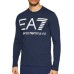 EA7 Emporio Armani Logo Series T-shirt Blu Navy a manica lunga da Uomo 