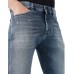 EMPORIO ARMANI JEANS SLIM FIT J16 DENIM BLU MEDIO CINQUE TASCHE