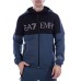 EA7 EMPORIO ARMANI FELPA DA UOMO CON ZIP E CAPPUCCIO 