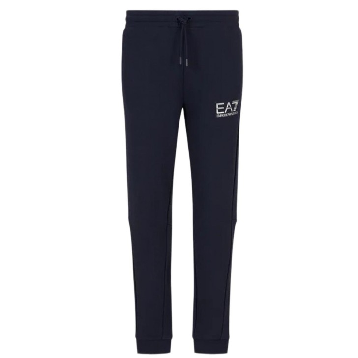 EA7 Emporio Armani pantalone di tuta blu con logo nella parte anteriore