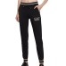 EA7 Emporio Armani pantalone di tuta nero con inserti oro da Donna