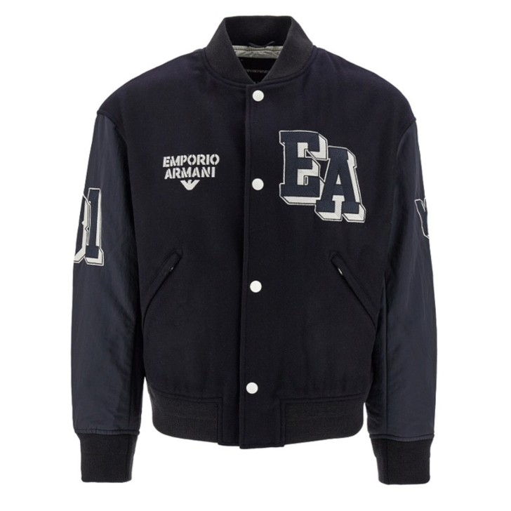 EMPORIO ARMANI BLOUSON JACKET BLU NAVY