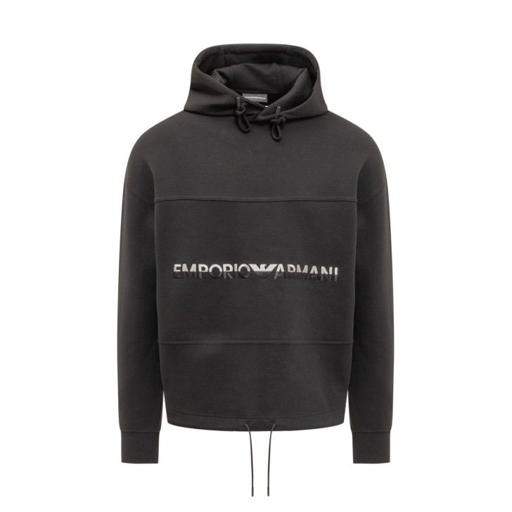 EMPORIO ARMANI SWEATSHIRT NERO