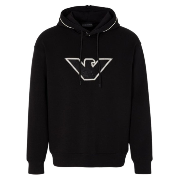 EMPORIO ARMANI SWEATSHIRT BLACK EAGLE