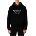 EMPORIO ARMANI SWEATSHIRT BLACK EAGLE