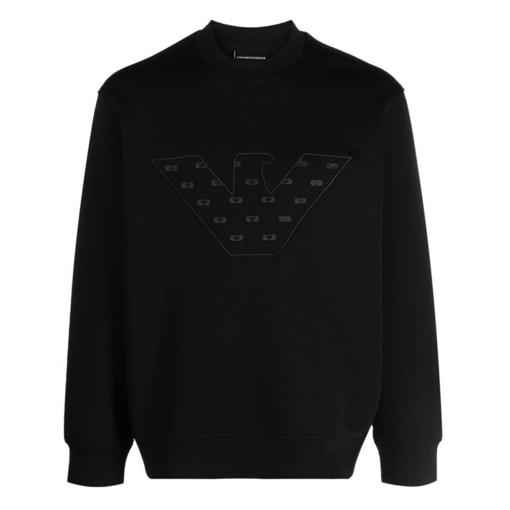 EMPORIO ARMANI SWEATSHIRT NERO