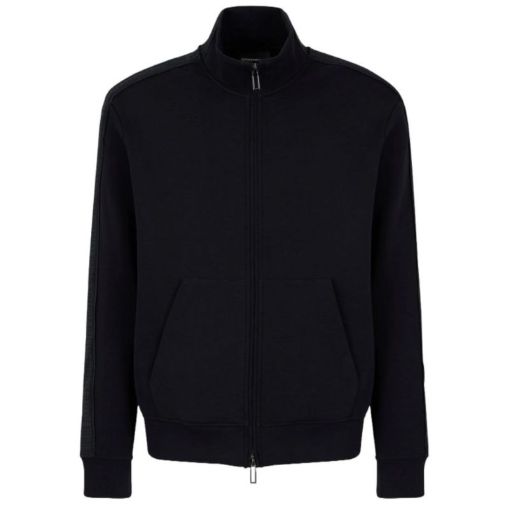 EMPORIO ARMANI SWEATSHIRT  FULL ZIP BLU NAVY