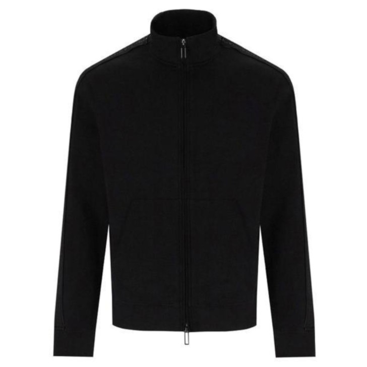 EMPORIO ARMANI SWEATSHIRT  FULL ZIP NERO