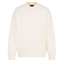 EMPORIO ARMANI SWEATSHIRT WHITE SIDE