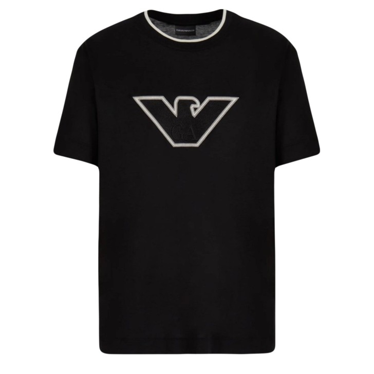 EMPORIO ARMANI T-SHIRT BLACK EAGLE