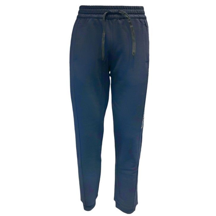 EA7 Emporio Armani pantalone di tuta blu da Uomo con logo nella parte anteriore 