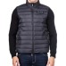 Ea7 Emporio Armani gilet nero con logo nella parte anteriore 