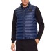 Ea7 Emporio Armani gilet blu da Uomo con logo nella parte anteriore 