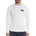 EA7 EMPORIO ARMANI T-SHIRT BIANCA A MANICHE LUNGHE DA UOMO 