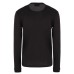 EA7 EMPORIO ARMANI T-SHIRT NERA A MANICHE LUNGHE DA UOMO 