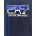 Ea7 Emporio Armani t-shirt a manica lunga da Uomo con logo nella parte anteriore 