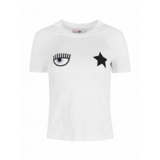 Chiara Ferragni T-shirt over EYE STAR a manica corta