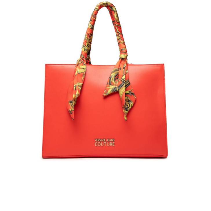 VERSACE JEANS COUTURE BORSA A SPALLA ROSSA DA DONNA 