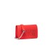 VERSACE JEANS COUTURE BORSA A TRACOLLA ROSSA DA DONNA CON LOGO TRAFORATO