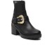 Versace Jeans Couture Stivale Nero da Donna con fibbia Baroque laterale