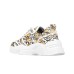 Versace Jeans Couture Sneakers Bianca con Stampa Logo Brush Couture All over