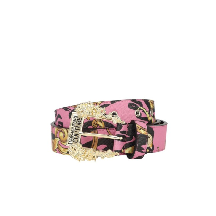 Versace Jeans Couture cintura rosa con logo all over