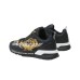 Versace Jeans Couture Sneakers Nera con stampa Logo Space Couture laterale