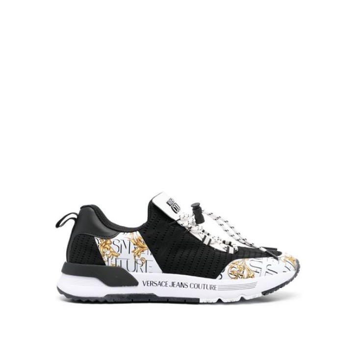 Versace Jeans Couture Sneakers Bianca con stampa Logo Space Couture