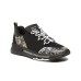 Versace Jeans Couture Sneakers Nera con stampa Logo Space Couture 