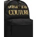 Versace Jeans Couture Zaino Nero da Uomo con logo a contrasto 