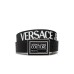 Versace Jeans Couture cintura nera da uomo reversibile con logo