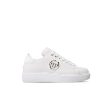 Philipp Plein Sneakers Bianca con logo nella parte anteriore