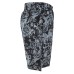 Versace Jeans Couture Pantaloncini da Uomo nero con stampa barocco all over 