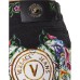 Versace Jeans Couture Pantaloncini Multicolor in denim a vita alta da Donna