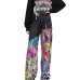 Just Cavalli pantalone da donna con stampa floreale 