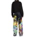 Just Cavalli pantalone da donna con stampa floreale 