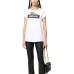 Just Cavalli t-shirt bianca da Donna con logo nella parte anteriore