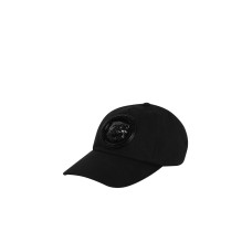 Just Cavalli cappello nero con logo nella parte anteriore 